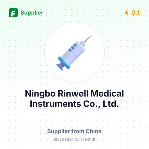 Ningbo Rinwell Medical Instruments Co., Ltd. – summary card, no photo uploaded yet