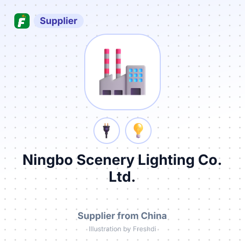 Ningbo Scenery Lighting Co.,Ltd. – summary card, no photo uploaded yet