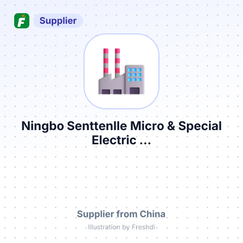Ningbo Senttenlle Micro & Special Electric ... – summary card, no photo uploaded yet