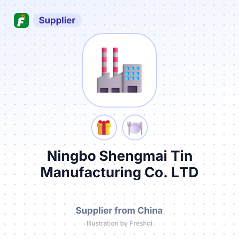 Ningbo Shengmai Tin Manufacturing Co. LTD – summary card, no photo uploaded yet
