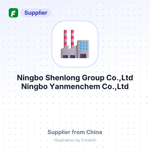Ningbo Shenlong Group Co.,Ltd Ningbo Yanmenchem Co.,Ltd – summary card, no photo uploaded yet