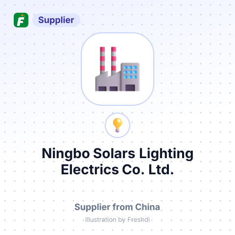 Ningbo Solars Lighting Electrics Co., Ltd. – summary card, no photo uploaded yet