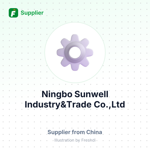 Ningbo Sunwell Industry&Trade Co.,Ltd – summary card, no photo uploaded yet