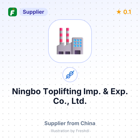 Ningbo Toplifting Imp. & Exp. Co., Ltd. – summary card, no photo uploaded yet