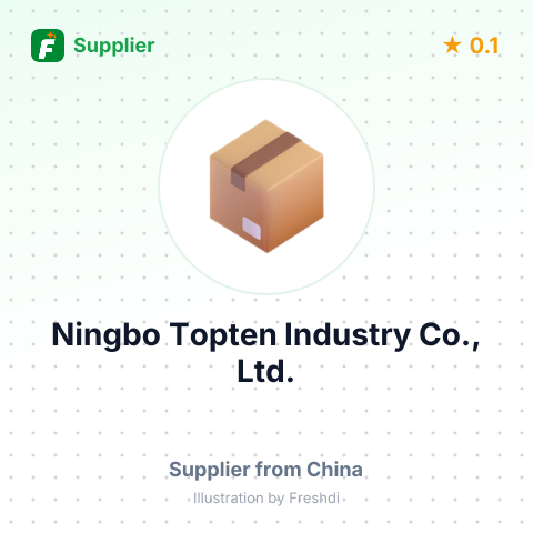 Ningbo Topten Industry Co., Ltd. – summary card, no photo uploaded yet