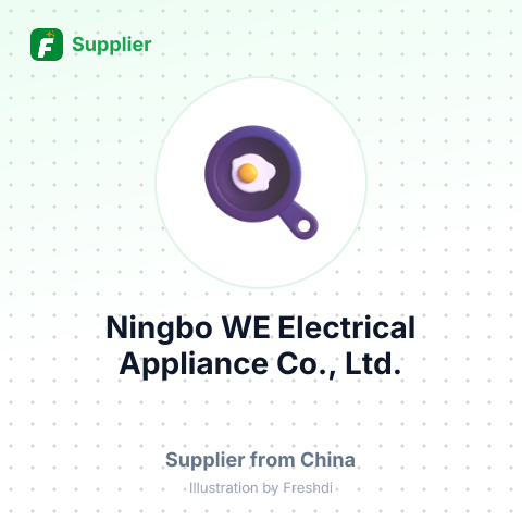 Ningbo WE Electrical Appliance Co., Ltd. – summary card, no photo uploaded yet