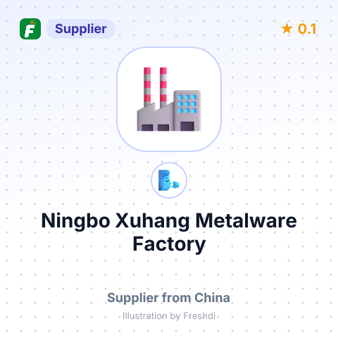 Ningbo Xuhang Metalware Factory – summary card, no photo uploaded yet