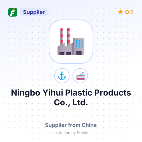 Ningbo Yihui Plastic Products Co., Ltd. – summary card, no photo uploaded yet