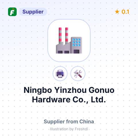 Ningbo Yinzhou Gonuo Hardware Co., Ltd. – summary card, no photo uploaded yet