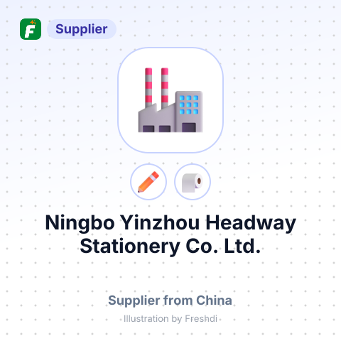 Ningbo Yinzhou Headway Stationery Co., Ltd. – summary card, no photo uploaded yet