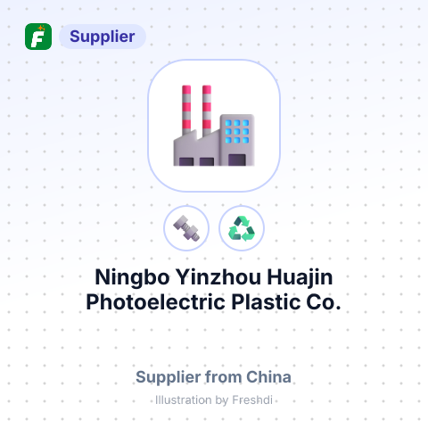 Ningbo Yinzhou Huajin Photoelectric Plastic Co.,Ltd – summary card, no photo uploaded yet