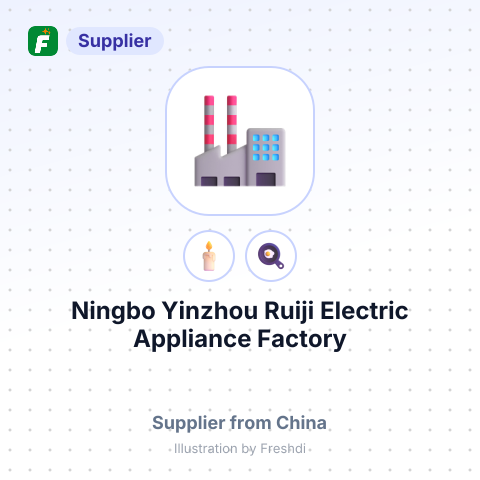 Ningbo Yinzhou Ruiji Electric Appliance Factory – summary card, no photo uploaded yet
