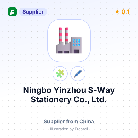 Ningbo Yinzhou S-Way Stationery Co., Ltd. – summary card, no photo uploaded yet