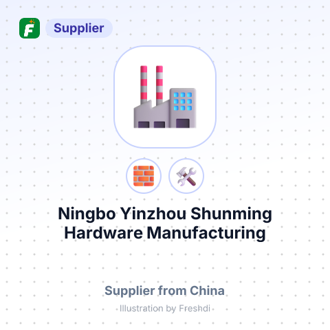 Ningbo Yinzhou Shunming Hardware Manufacturing Co., Ltd. – summary card, no photo uploaded yet