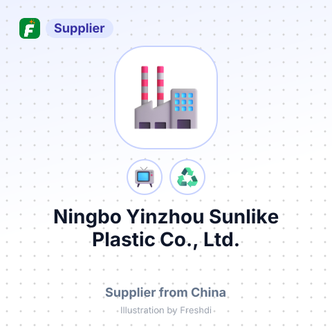 Ningbo Yinzhou Sunlike Plastic Co., Ltd. – summary card, no photo uploaded yet