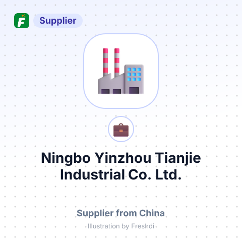 Ningbo Yinzhou Tianjie Industrial Co., Ltd. – summary card, no photo uploaded yet