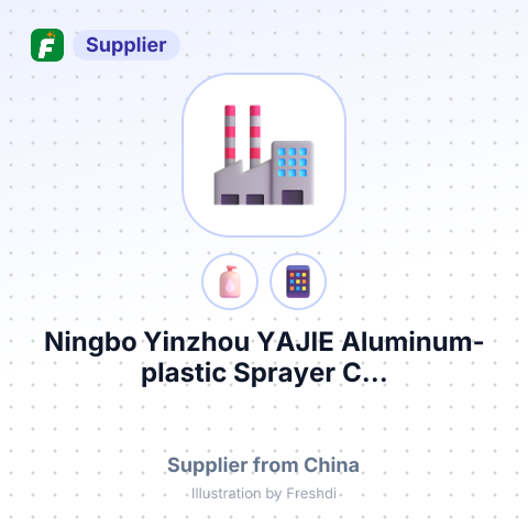 Ningbo Yinzhou YAJIE Aluminum-plastic Sprayer C... – summary card, no photo uploaded yet