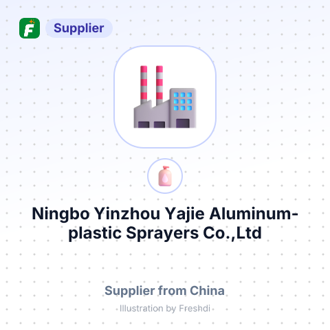 Ningbo Yinzhou Yajie Aluminum-plastic Sprayers Co.,Ltd – summary card, no photo uploaded yet
