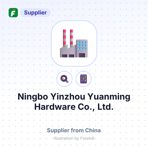Ningbo Yinzhou Yuanming Hardware Co., Ltd. – summary card, no photo uploaded yet