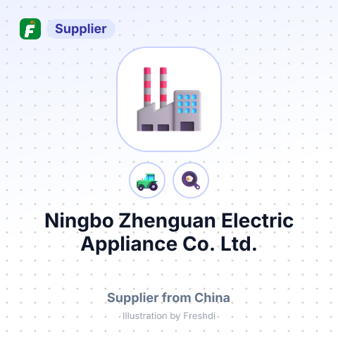 Ningbo Zhenguan Electric Appliance Co., Ltd. – summary card, no photo uploaded yet