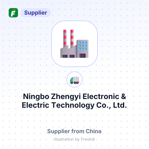 Ningbo Zhengyi Electronic & Electric Technology Co., Ltd. – summary card, no photo uploaded yet
