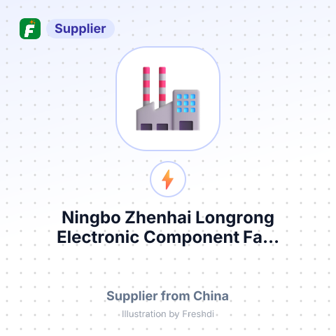 Ningbo Zhenhai Longrong Electronic Component Fa... – summary card, no photo uploaded yet