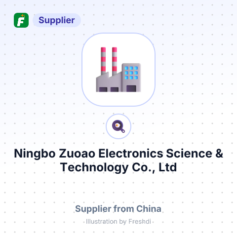 Ningbo Zuoao Electronics Science & Technology Co., Ltd – summary card, no photo uploaded yet