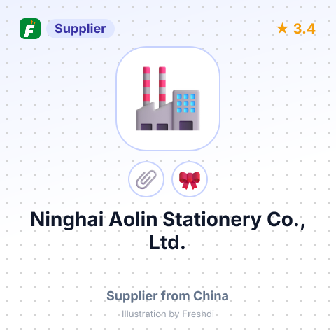 Ninghai Aolin Stationery Co., Ltd. – summary card, no photo uploaded yet