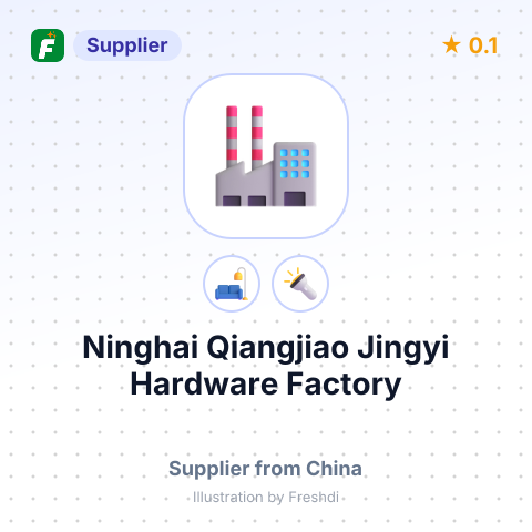 Ninghai Qiangjiao Jingyi Hardware Factory – summary card, no photo uploaded yet