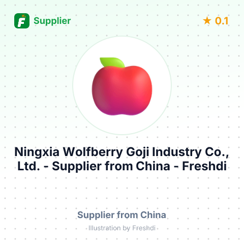 Ningxia Wolfberry Goji Industry Co., Ltd.  – summary card, no photo uploaded yet