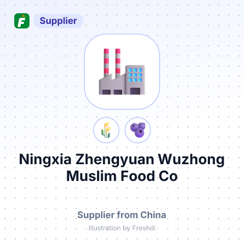 Ningxia Zhengyuan Wuzhong Muslim Food Co – summary card, no photo uploaded yet