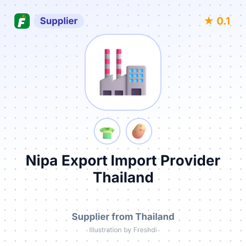 Nipa Export Import Provider Thailand  – summary card, no photo uploaded yet