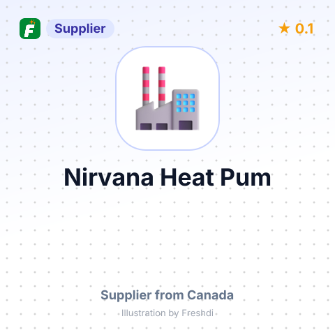 Nirvana Heat Pum – summary card, no photo uploaded yet