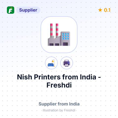 Nish Printers  – summary card, no photo uploaded yet