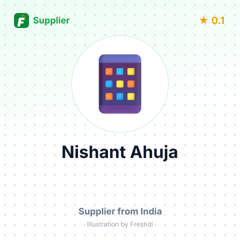 Nishant Ahuja  – summary card, no photo uploaded yet