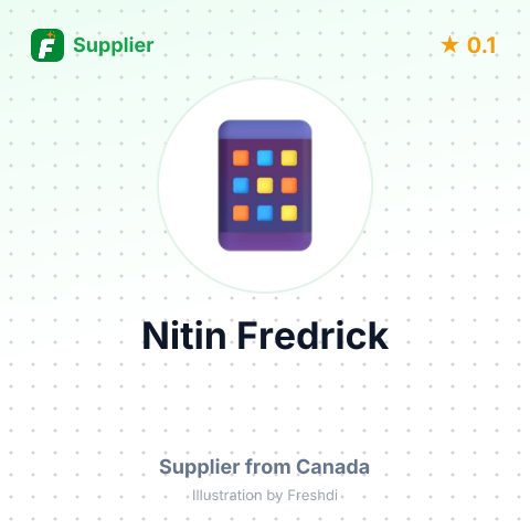Nitin Fredrick  – summary card, no photo uploaded yet