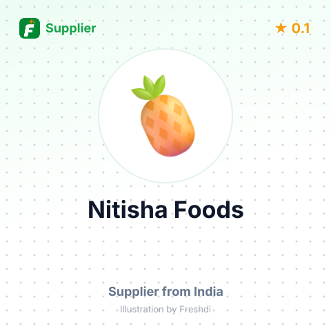 Nitisha Foods  – summary card, no photo uploaded yet