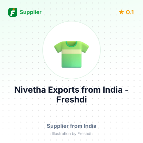 Nivetha Exports  – summary card, no photo uploaded yet