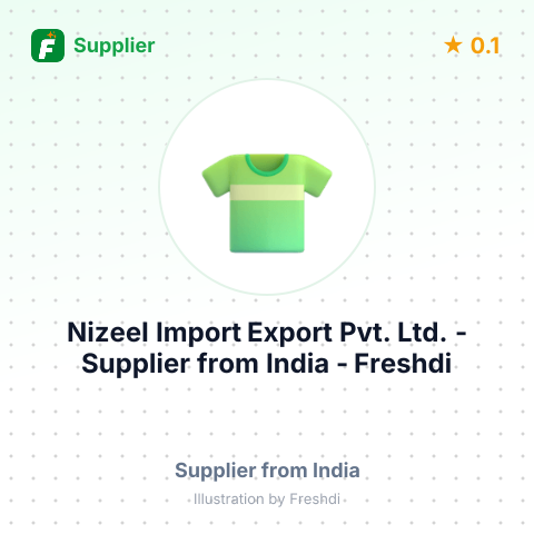 Nizeel Import Export Pvt. Ltd.  – summary card, no photo uploaded yet