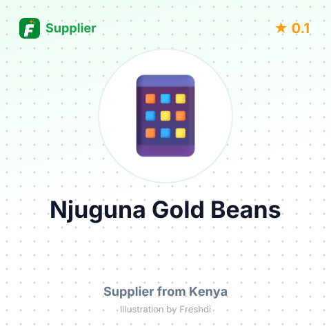 Njuguna Gold Beans  – summary card, no photo uploaded yet