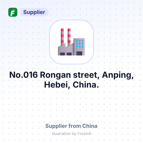 No.016 Rongan street, Anping, Hebei, China. – summary card, no photo uploaded yet