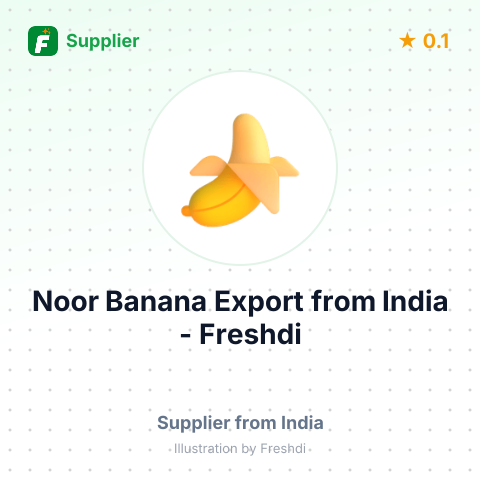Noor Banana Export  – summary card, no photo uploaded yet