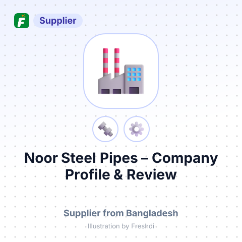 Noor Steel Pipes – summary card, no photo uploaded yet