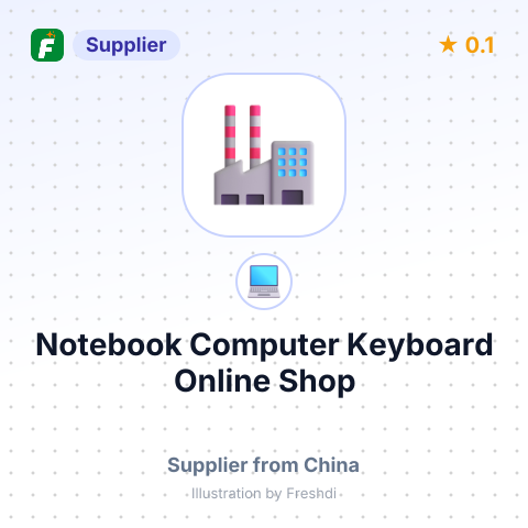 Notebook Computer Keyboard Online Shop – summary card, no photo uploaded yet