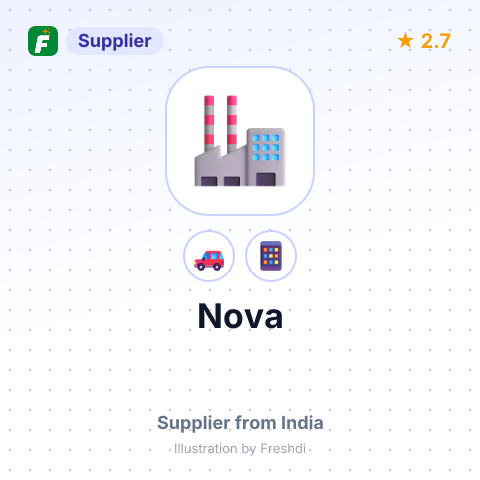 Nova – summary card, no photo uploaded yet