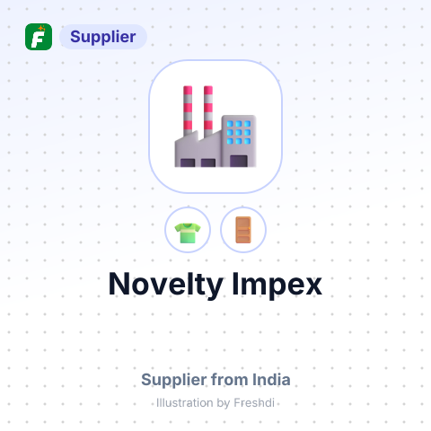 Novelty Impex – summary card, no photo uploaded yet