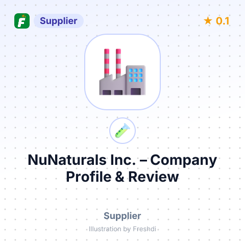 NuNaturals, Inc. – summary card, no photo uploaded yet