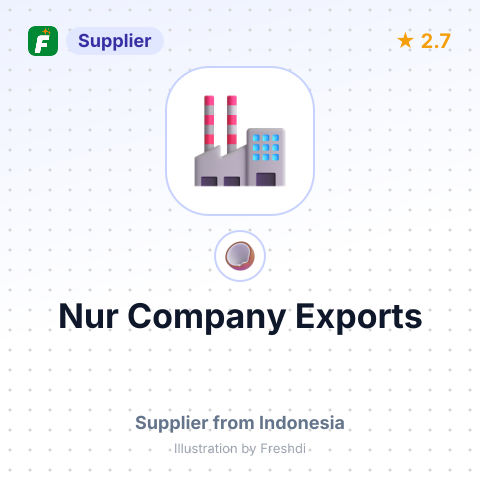 Nur Company Exports – summary card, no photo uploaded yet