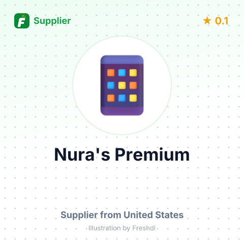 Nura's Premium  – summary card, no photo uploaded yet