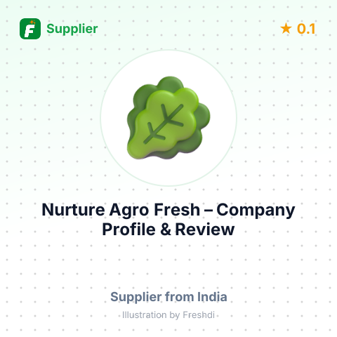 Nurture Agro Fresh – summary card, no photo uploaded yet